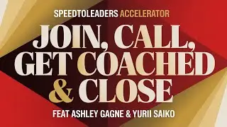 Accelerator Calls (Join Us): Ashley Gagne + Yurii Saiko Coaching Live