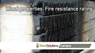 Wood properties: Fire resistance rating