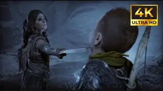 GOD OF WAR RAGNAR&Ouml;K PC - Атреус просит Фрейю о помощи и геймплей с Атреусом в 4K ULTRA HD (2026)