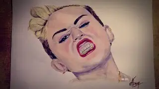MILEY CYRUS - PAINTING ART
