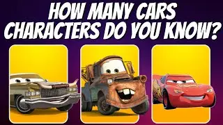 GUESS CARS CHARACTER | Cars quiz