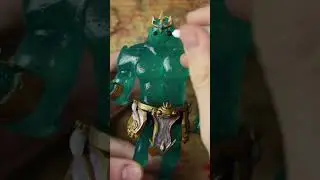 Sculpting Poseidon Underwater with Epoxy Resin!