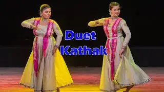 Live Kathak Duet Mondira & Purnashree disciple of Guru Sri Sandip Mallick #kathakdance #dance