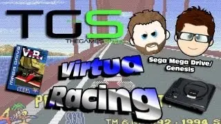 Let's Play Virtua Racing - Sega Mega Drive - Mark VS Jamie - Battle 63