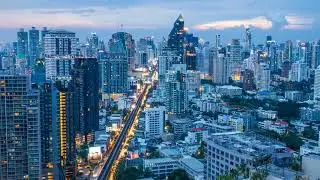 The Cityscape of Bangkok in Thailand Southeast Asia