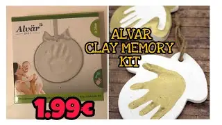 Alvar baby clay memory kit /memory kit review /baby handprint diy