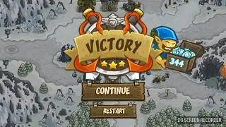 Tips dan Trik Bermain Kingdom Rush Mode Veteran Map Glacial Heights dengan Perfect Live di Android