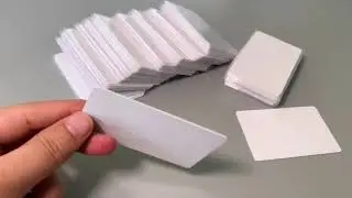 Custom PVC White Blank Card for Hotel Card Door Credit Card