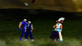 Omega God Ryu & Omega God Rugal vs Omega God Ken & Omega God Kim