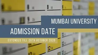 Idol admission date extension | Idol admission extension 2020-21 | Idol admission Mumbai University