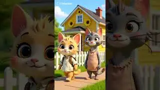 ✨ Muffin&rsquo;s First Day of School | Cute Kitten Hero Journey Animated Story 🐾🎒