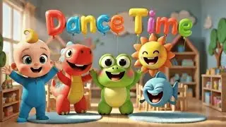 Action Song for Kids 🦖 Clap, Stomp, Jump! | Brain Break Movement Song - Fluffy Lulu TV