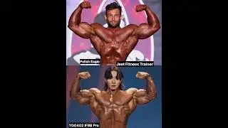 Polish Eagle VS YG0402 IFBB Pro | biceps comparison #shorts #polisheagle #biceps #comparison