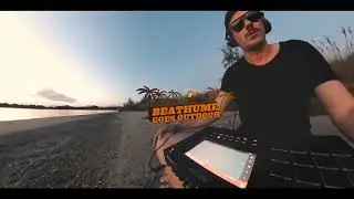 Akai Mpc Live 2, Jam Outdoor , Lofi Hiphop Beat finger drumming