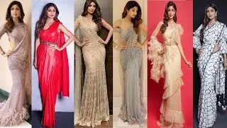 Latest Designer Saree Collection of 2020 / Shilpa Shetty Designer Saree for Weddign & Party wear