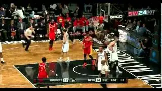 Kevin Garnett Fights Dwight Howard (headbutt): Houston Rockets at Brooklyn Nets