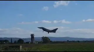 Decollo EuroFighter- 4&deg; Stormo di Grosseto