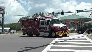 *HI-LO* Pasco County Fire Rescue Engine 3 and Rescue 3 Responding x2