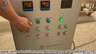 How To Start the Continuous Fryer Machine？