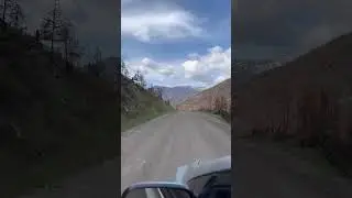 Driving back along the Ashnola Watershed