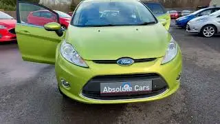 Ford Fiesta 1.4 Titanium 5dr BK60PLF 2010 (60) 89,945 miles Petrol Manual Green 3owners FOR SALE