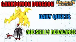 Digimon Masters New Gankoomon Dungeon And Event Aoe Rebalance GDMO Att 10/08/2021
