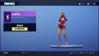 Fortnite: Battle Royale - New Emote - Llama Bell (Sun Strider Skin)