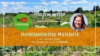 Mietgarten Infoveranstaltung - meine ernte 11.02.2025