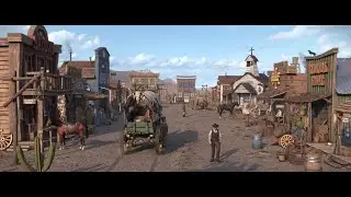 Wild West Town - 3D Environment