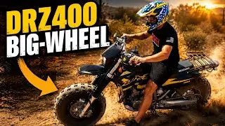 SUZUKI DRZ400 Big Wheel Test Ride + Walk Around