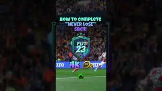 NEVER LOSE - SBC SOLUTION! #fifa23