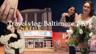 Travel vlog: going to my best friends wedding in Baltimore!!! 