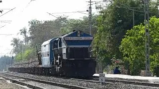 UBL WDG 4 powers a Departmental Rake - Indian Railways