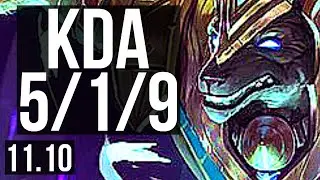 NASUS vs BRAND (MID) | 5/1/9, Rank 7 Nasus | NA Grandmaster | v11.10