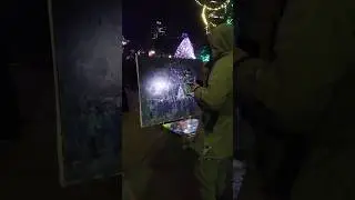 Live Art at Boston Common  #PastMoments#MissingTheMagic #HolidayThrowback #TorchArt #StreetArtLove