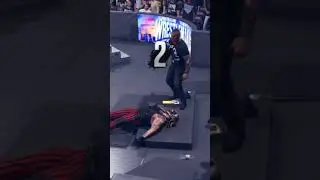 Another RKO to the fiend Bray Wyatt on announce table #varsityblonds #ladojo #bulletclub #unitedemp