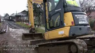 Sheringham Level Crossing- A Very Wet Saturday.wmv