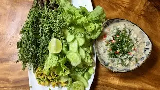 ទឹកគ្រឿង​ | Fish Paste Dip (Tork Kroueng)