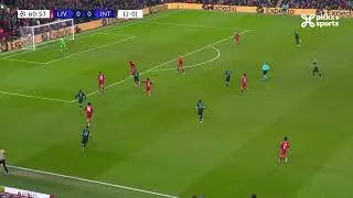 Champions League 08/03/2022 / Goal Lautaro Martinez against Liverpool