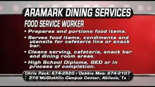 Job Con Aramark Food Service 7 24 14