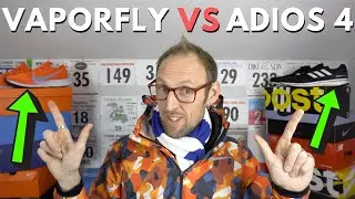 Vaporfly 4% vs Adios 4 | nike vs adidas | zoom x vs boost | eddbud