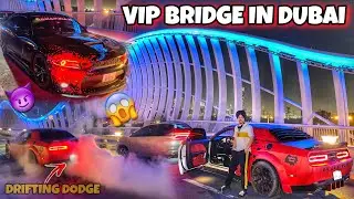 VIP Bridge in dubai 😰 *DRIFTING DODGE* Fine 1 Lakh ..?