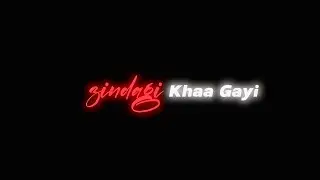 Hindi song lyrics status | Instagram trending reels Status | Black Screen Status | WhatsApp status