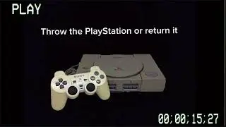 Playstation 1 PSA analog horror chapter 1 The mysterious red liquid