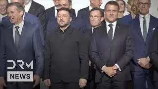 UNSEEN MOMENTS: Macron, Merz, Meloni, & Other Leaders Pose for Family Photo at Paris  Summit | AC1B