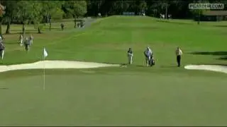 Shot of the Day: Joe Ogilvie chips in for birdie at Disney