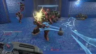 Outsmarting 4 players with energy swords in halo infinite