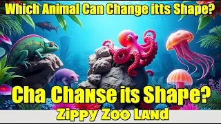 Which Animal Can Change Its Shape and Colours? | Fun Learning Transformation Nursery Rhyme for Kids