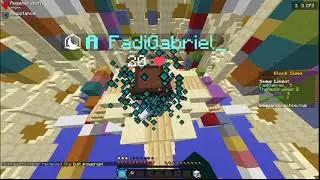 Minecraft BLOCK SUMO is NERVE RACKING Bedwars Practice Block Clutches