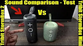 Tribit StormBox 2 Vs Tribit StormBox Mini Complete Sound Comparison Test